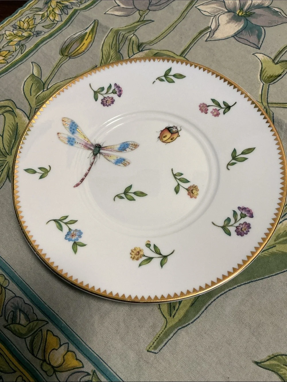 I. Godinger & Co. Primavera Flat Cup & Saucer Set
